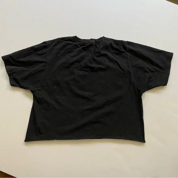 Marvel Heroes Vintage Cropped Black Tee size S - Picture 5 of 5